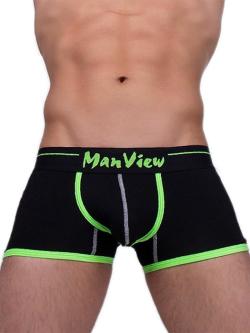 Boxer ''Neon Flash'' - Manview - Noir/Vert Non - Taille S