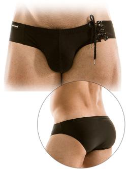 Slip de bain ''Corde'' Modus Vivendi - Noir - Taille XL