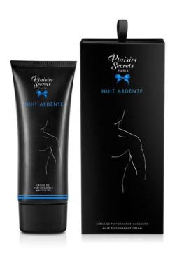 Crme Performance Masculine ''Nuit Ardente'' - Plaisirs Secrets - 60 ml