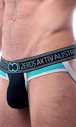 JockStrap ''U92.35 Pro Aktiv'' - 2Eros - Noir/Platine - Taille XL