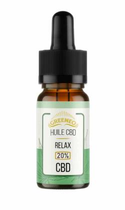 Huile 20% CBD ''RELAX'' - Greeneo - 10 ml