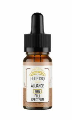 Huile 40% CBD ''ALLIANCE'' - Greeneo - 10 ml