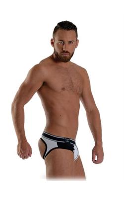 JockBrief  Urban ''Soho'' - Mr.B - White/Black - Size XL