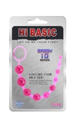 Sassy Anal Beads - Chapelet de billes - Pink - Size single