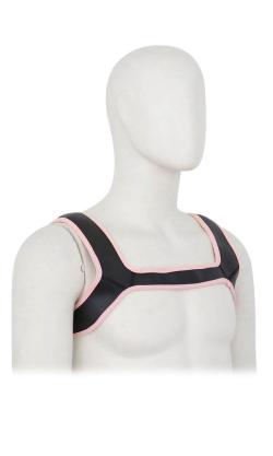 Harnais Neoprene ''X'' - RudeRider - Noir/Rose - Taille M