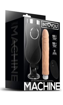 INTOYOU BDSM LINE Sex Machine Vibration, Thrusting and Heat Remote Control USB