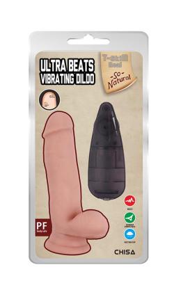 Gode T-Skin Real ''Ultra Beats Vibro'' - Chisa Novelties