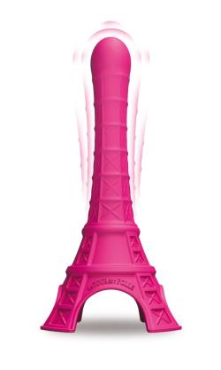 Sextoy Silicone ''La Tour est Folle'' Vibro - Pink