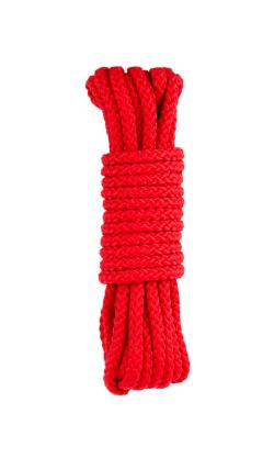 Corde Bondage Rigide - Sweet Caress - 5 m - Red