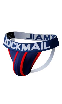 JockStrap JOCKMAIL - Marine Blue/Red - Size XXL