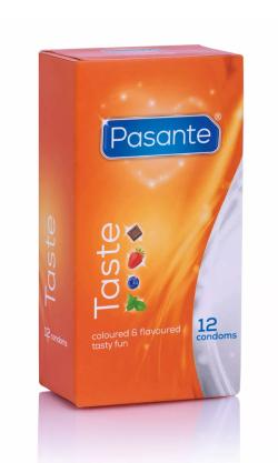 Pr�servatifs Pasante Parfum�s ''Taste'' - x12