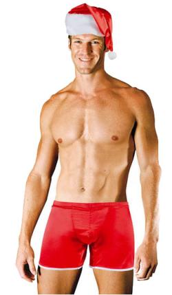 Tenue Pre Nol Sexy pour Homme - Red/White - Size S