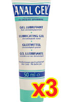 Cliquez pour voir la fiche produit- Pack Anal Gel - 50 ml x 3