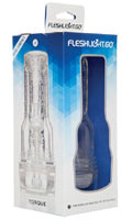 Cliquez pour voir la fiche produit- Masturbateur GO ''Torque'' (Transparent) - Fleshlight
