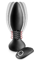 Click to see product infos- Plug anal vibrant  billes ''My King'' - Black Empire