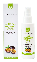 Cliquez pour voir la fiche produit- Huile de massage ''Gourmande'' - Divinextases Bio - Fruit de la passion - 100 ml