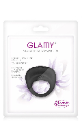 Click to see product infos- Vibrating Silicone Cockring - Glamy - Black