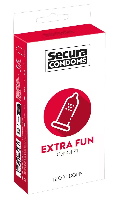 Cliquez pour voir la fiche produit- Prservatifs Secura ''EXTRA FUN'' - x12