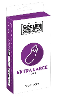 Cliquez pour voir la fiche produit- Prservatifs Secura ''EXTRA LARGE'' - x12