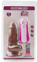 Click to see product infos- Gode Ballsy Super Cock ''Jumbo Jack'' - Chisa Novelties - Brown - Size 6 Inches