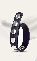 Click to see product infos- CockStrap simili cuir 12 Rivets