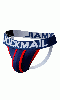 Click to see product infos- JockStrap JOCKMAIL - Marine Blue/Red - Size L