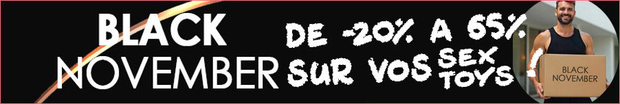 Black Friday Promotions Sextoys Accessoires Gay sexshop AGayN en port gratuit