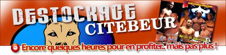 Destockage DVD CITEBEUR, Special DVD rebeus, Blacks TBM, et mecs de cit en survet top sexxx